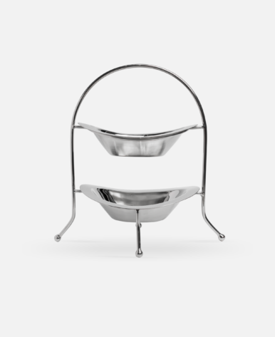 2-Tier Serving Stand with Deep Platters