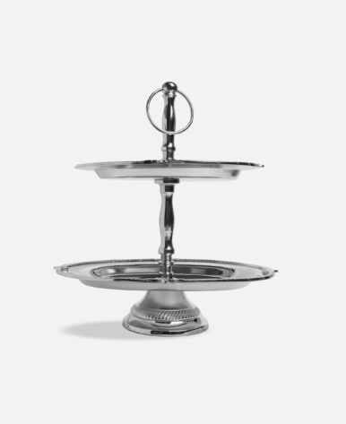 2-Tier Oval Serving Stand
